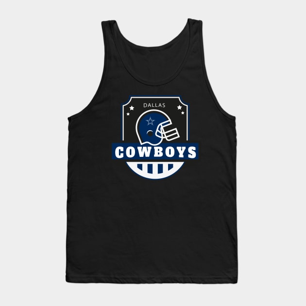 Dallas Cowboys Football T-Shirt Tank Top by info@dopositive.co.uk